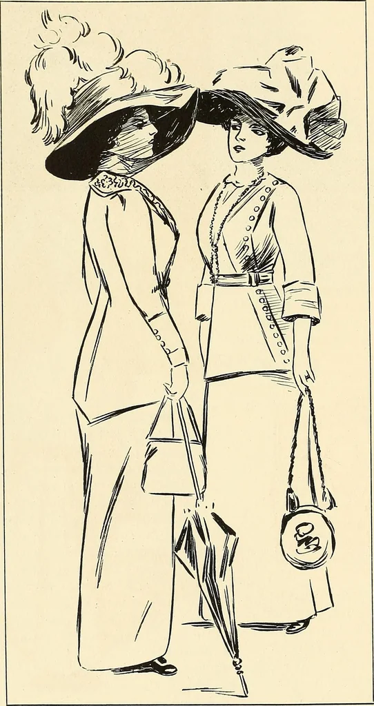 An illustration from Les Createurs de la Mode, 1910, leaf 7