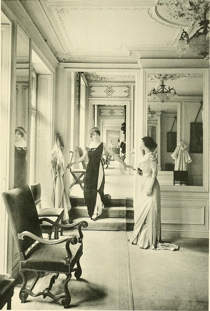 An illustration from Les Createurs de la Mode, 1910, leaf 70