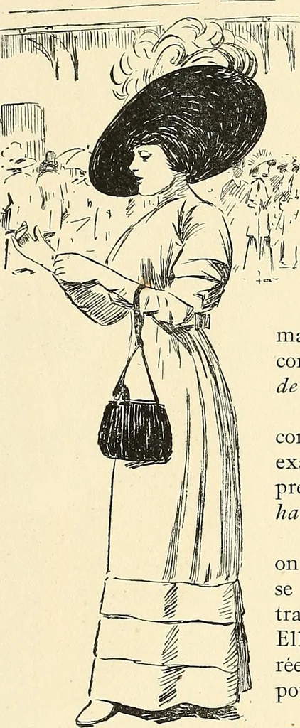 An illustration from Les Createurs de la Mode, 1910, leaf 75