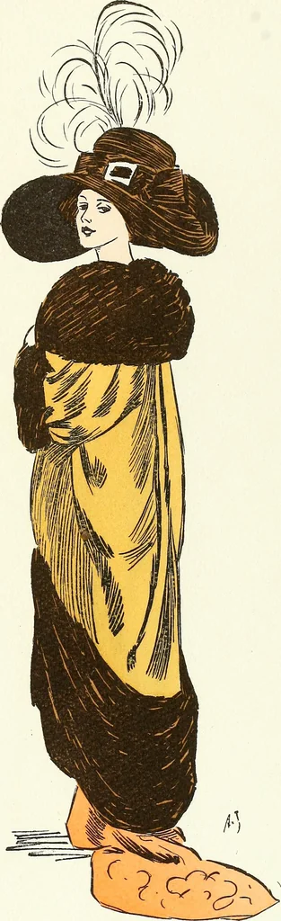 An illustration from Les Createurs de la Mode, 1910, leaf 76