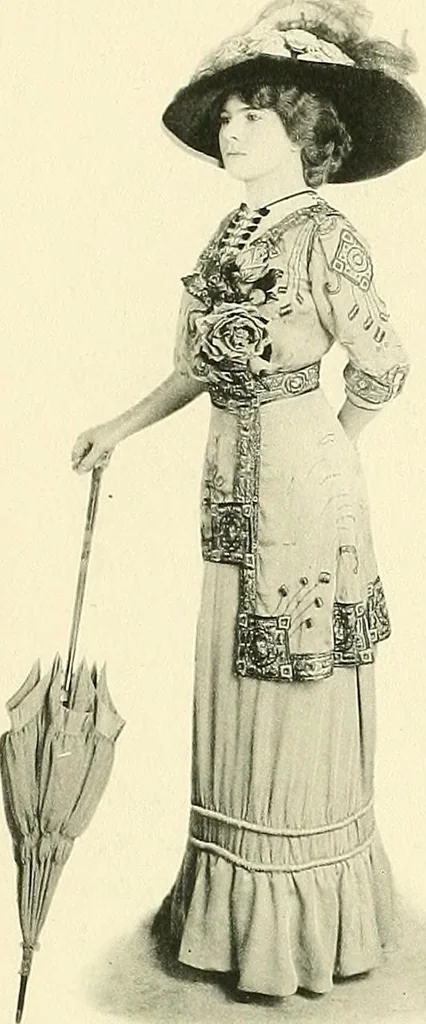 An illustration from Les Createurs de la Mode, 1910, leaf 78
