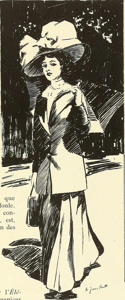 An illustration from Les Createurs de la Mode, 1910, leaf 8