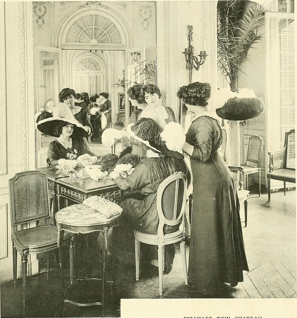 An illustration from Les Createurs de la Mode, 1910, leaf 80