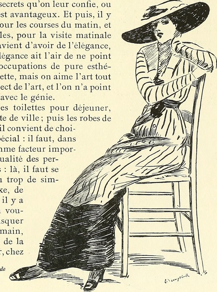 An illustration from Les Createurs de la Mode, 1910, leaf 86