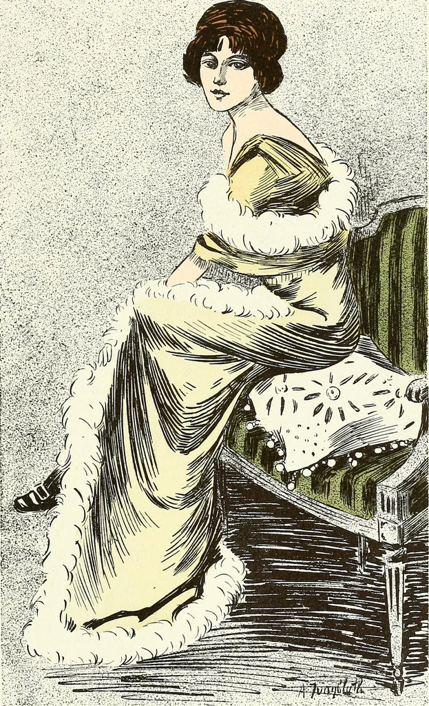 An illustration from Les Createurs de la Mode, 1910, leaf 88