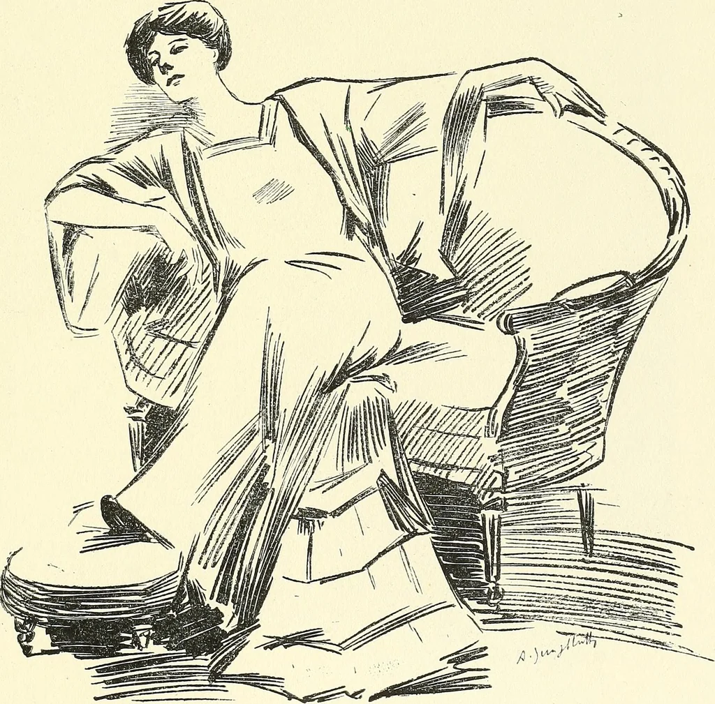 An illustration from Les Createurs de la Mode, 1910, leaf 96