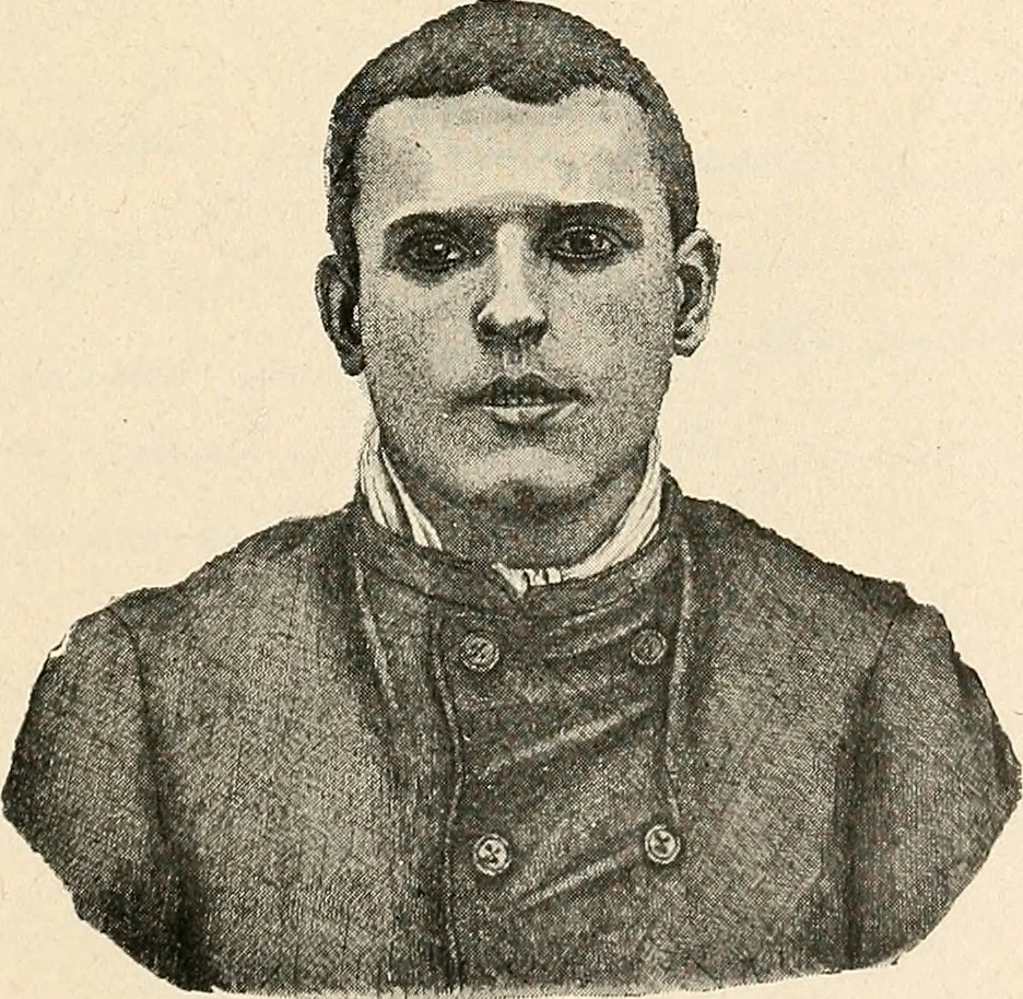 An illustration from Les criminels : étude concernant 859 condamnés, 1900, leaf 420