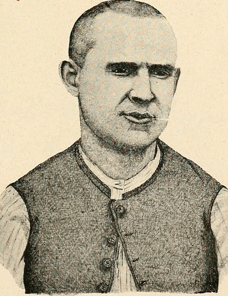 An illustration from Les criminels : étude concernant 859 condamnés, 1900, leaf 424