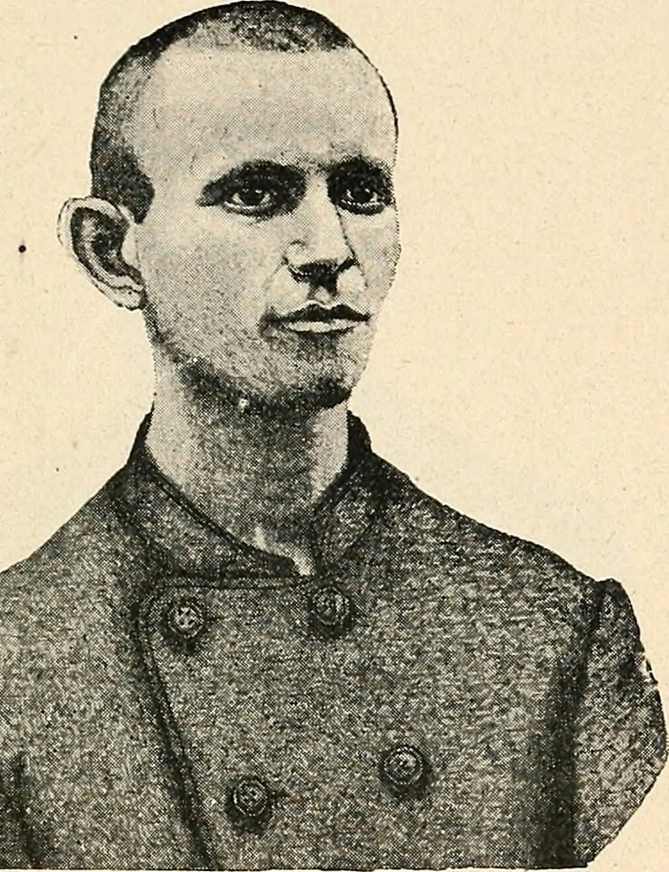 An illustration from Les criminels : étude concernant 859 condamnés, 1900, leaf 432