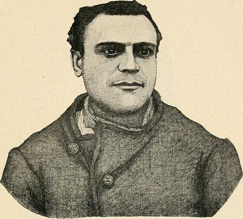 An illustration from Les criminels : étude concernant 859 condamnés, 1900, leaf 436