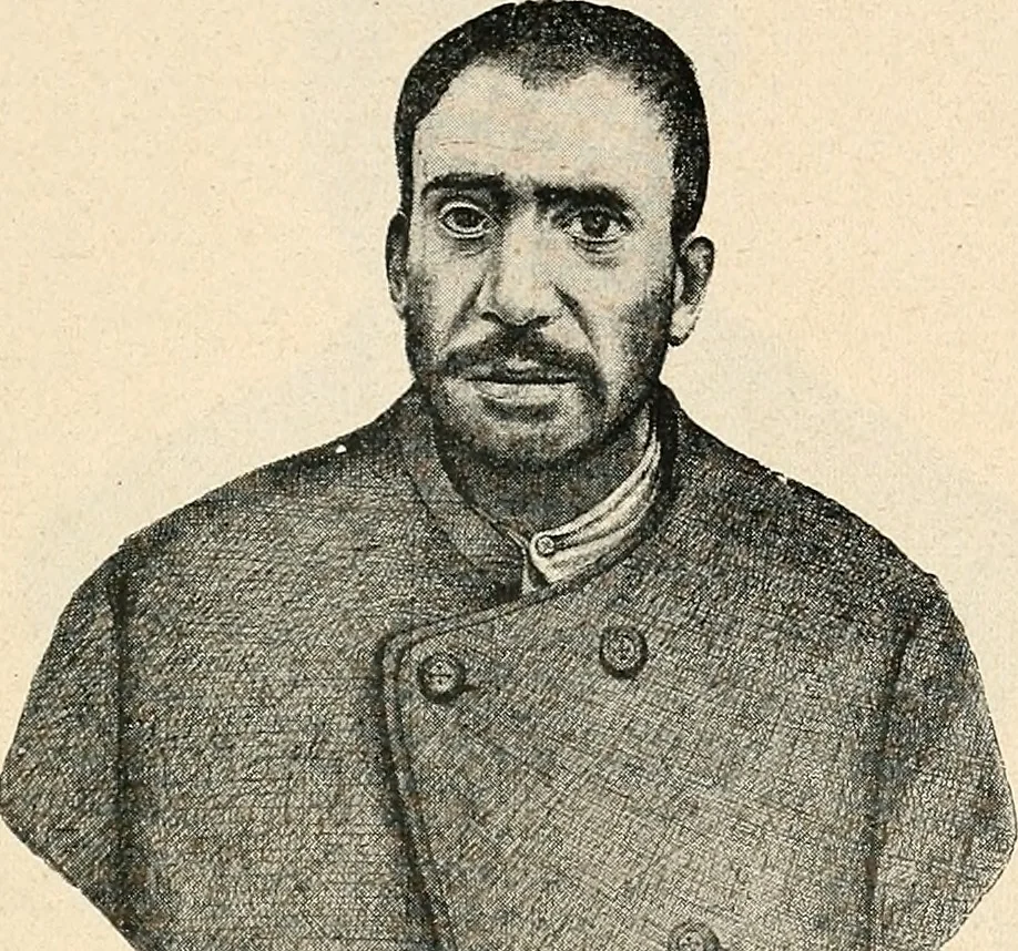 An illustration from Les criminels : étude concernant 859 condamnés, 1900, leaf 438