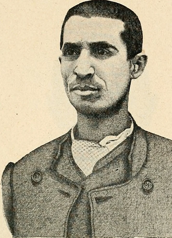 An illustration from Les criminels : étude concernant 859 condamnés, 1900, leaf 444