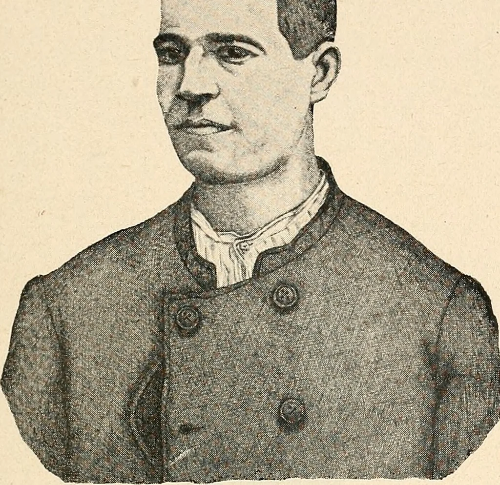 An illustration from Les criminels : étude concernant 859 condamnés, 1900, leaf 450