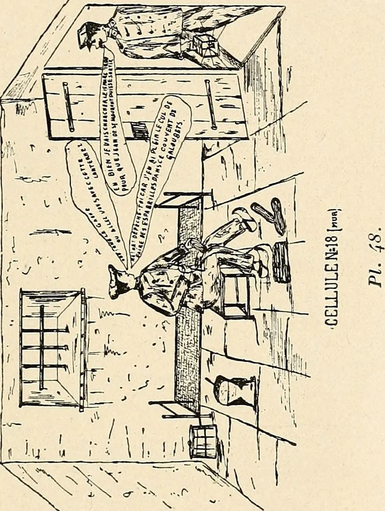 An illustration from Les criminels : étude concernant 859 condamnés, 1900, leaf 464