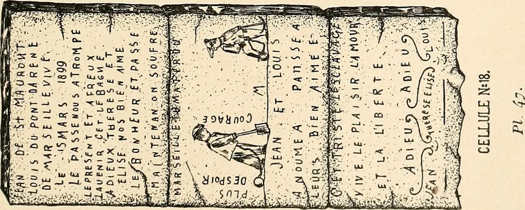 An illustration from Les criminels : étude concernant 859 condamnés, 1900, leaf 464