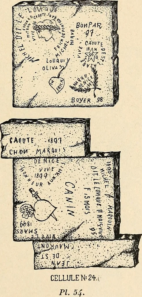 An illustration from Les criminels : étude concernant 859 condamnés, 1900, leaf 472