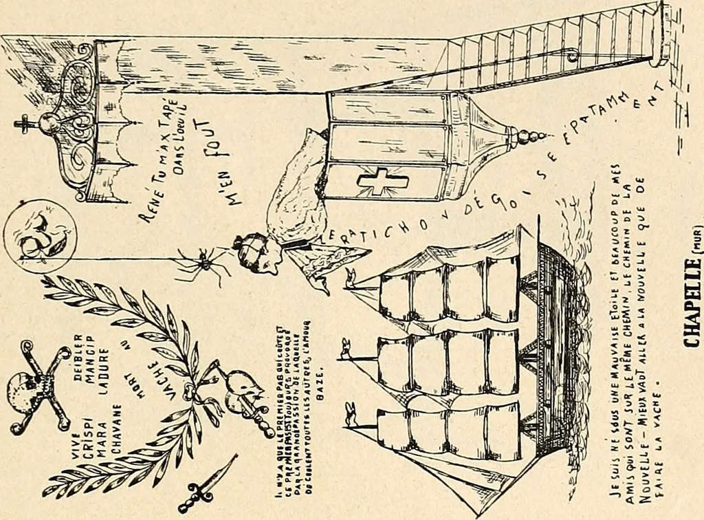 An illustration from Les criminels : étude concernant 859 condamnés, 1900, leaf 476