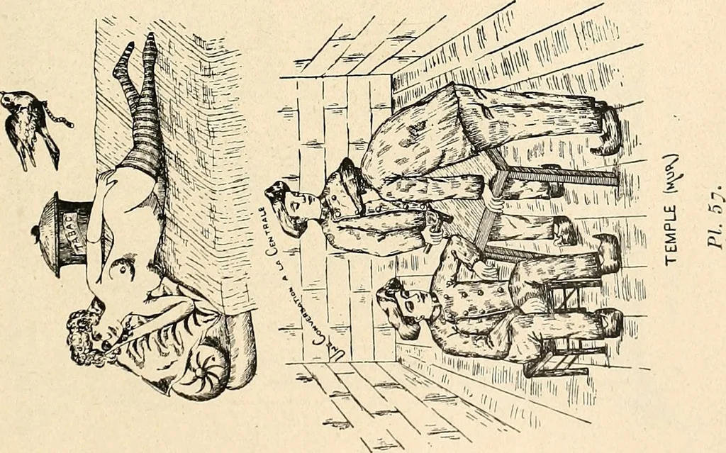 An illustration from Les criminels : étude concernant 859 condamnés, 1900, leaf 476