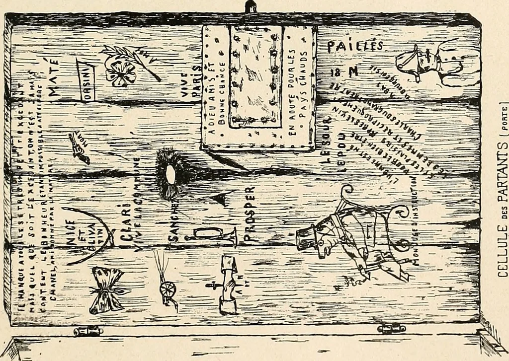 An illustration from Les criminels : étude concernant 859 condamnés, 1900, leaf 478