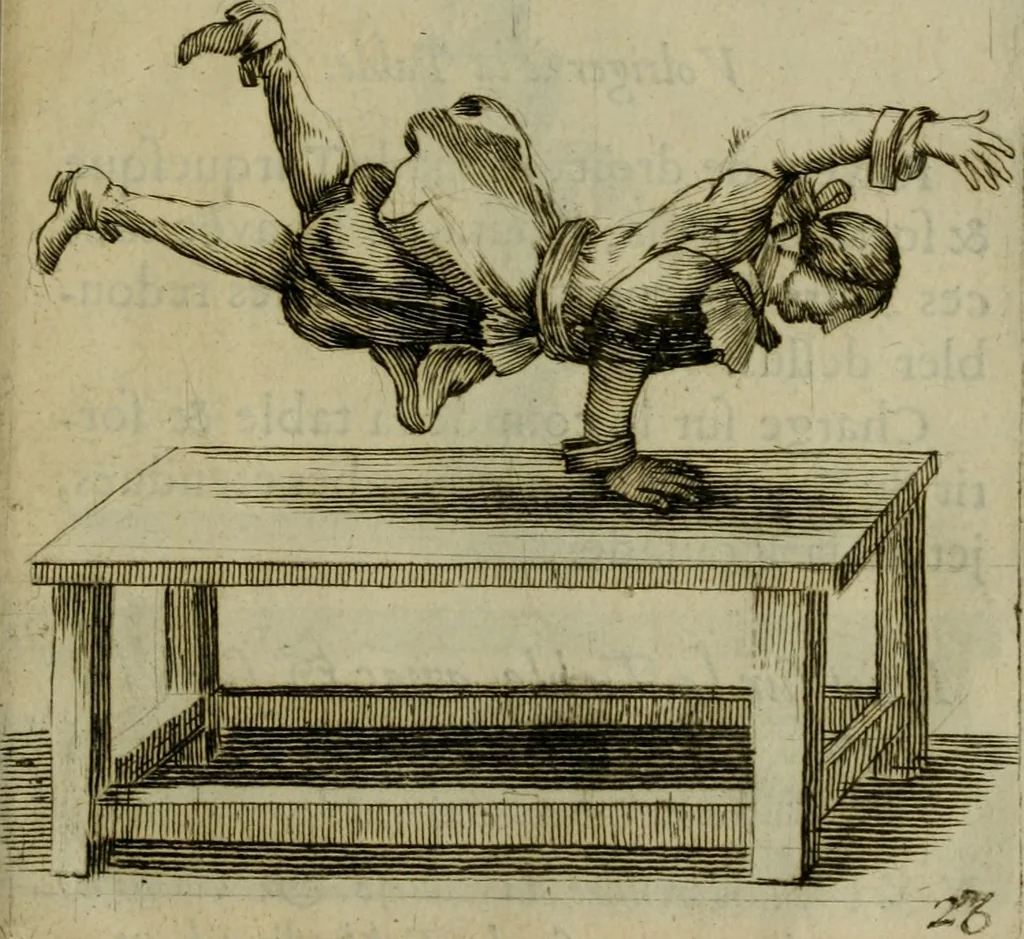 An illustration from L'escuyer françois : qui enseigne a monter a cheval et a voltiger par une methode toute particuliere, 1679, leaf 70