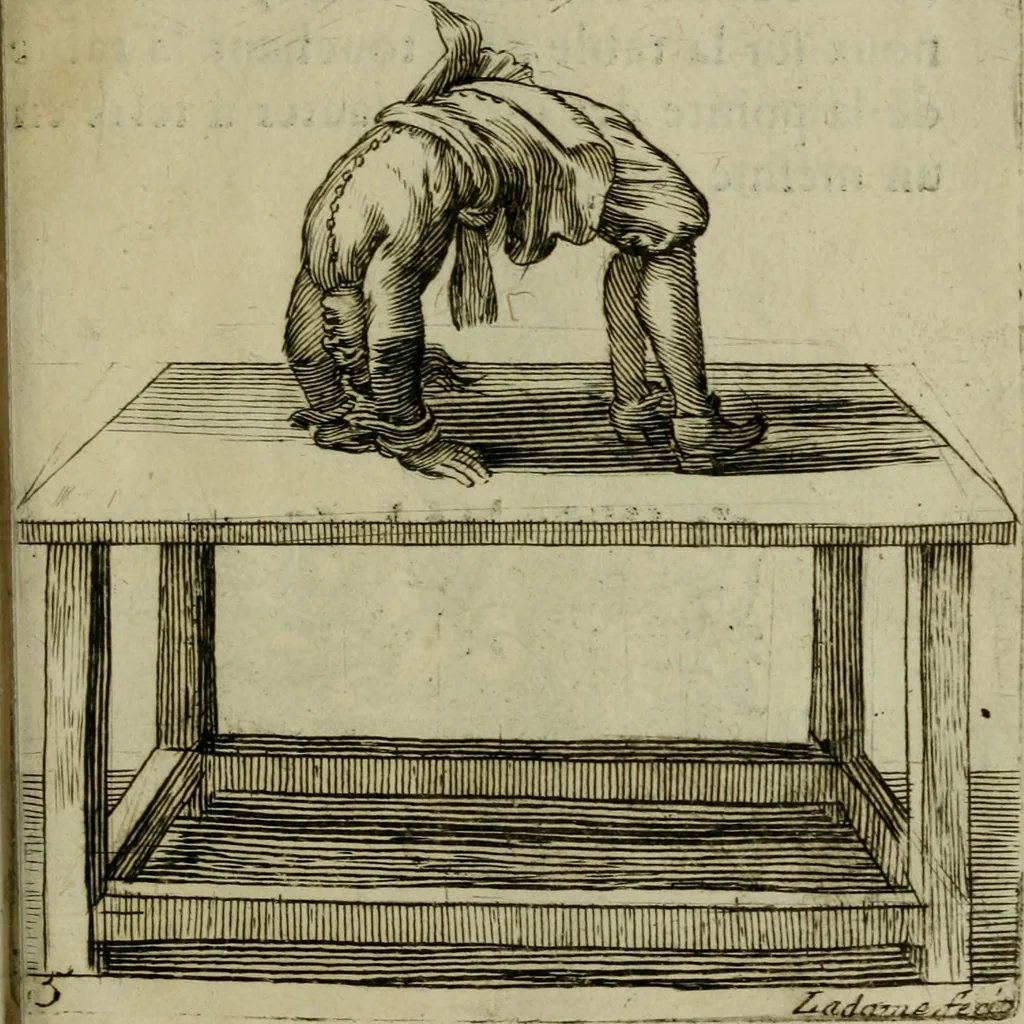 An illustration from L'escuyer françois : qui enseigne a monter a cheval et a voltiger par une methode toute particuliere, 1679, leaf 74