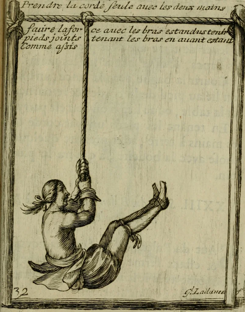 An illustration from L'escuyer françois : qui enseigne a monter a cheval et a voltiger par une methode toute particuliere, 1679, leaf 88