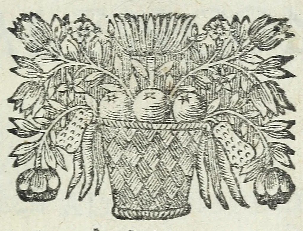 An illustration from Les dames illustres : ou par bonnes & fortes raisons, il se prouue, que le sexe feminin surpasse en toute sorte de genres le sexe masculin, 1665, leaf 7