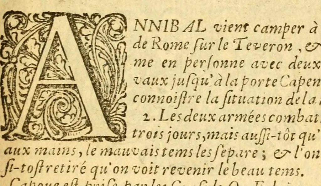 An illustration from Les decades de Tite-Live : avec les supplemens de J. Freinshemius; nouvellement augmentees d'un abrege chronologique: mises en Francois, 1700, leaf 11