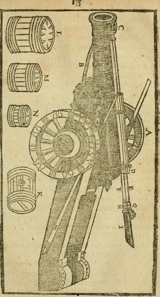 An illustration from Les discovrs militaires, 1618, leaf 138