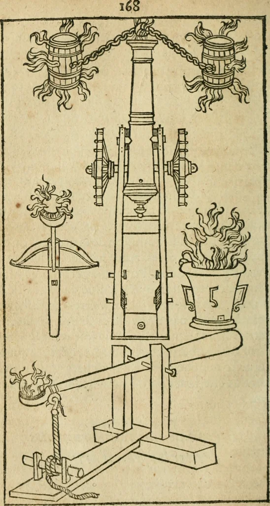 An illustration from Les discovrs militaires, 1618, leaf 181