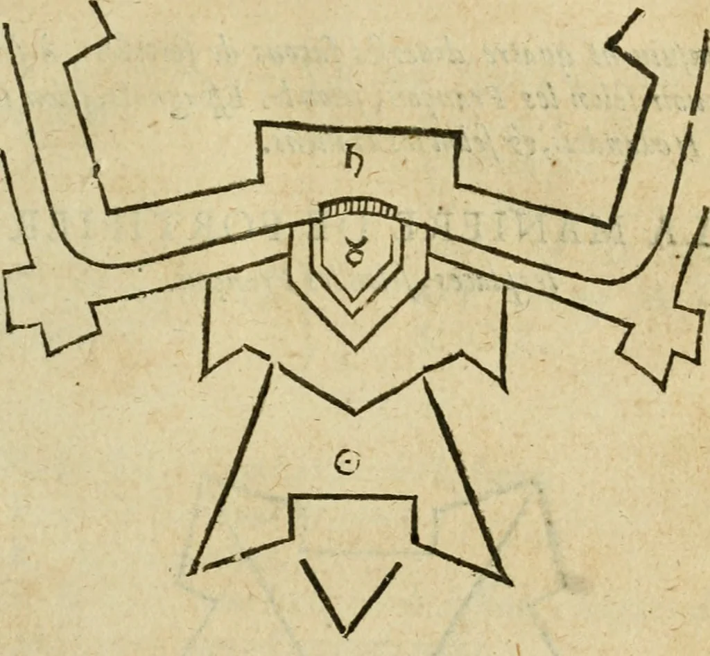 An illustration from Les discovrs militaires, 1618, leaf 54