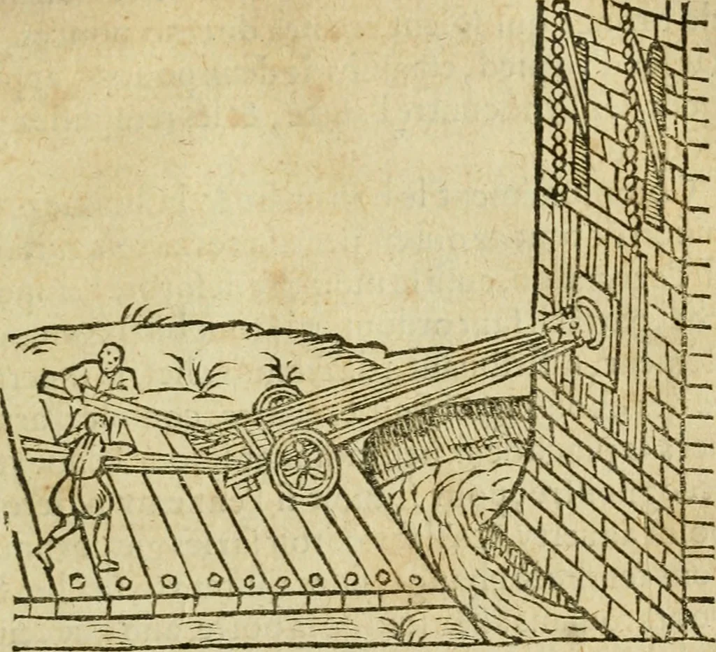 An illustration from Les discovrs militaires, 1618, leaf 72