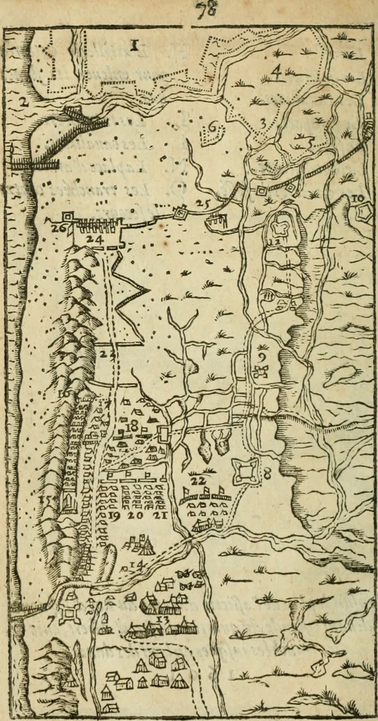 An illustration from Les discovrs militaires, 1618, leaf 91