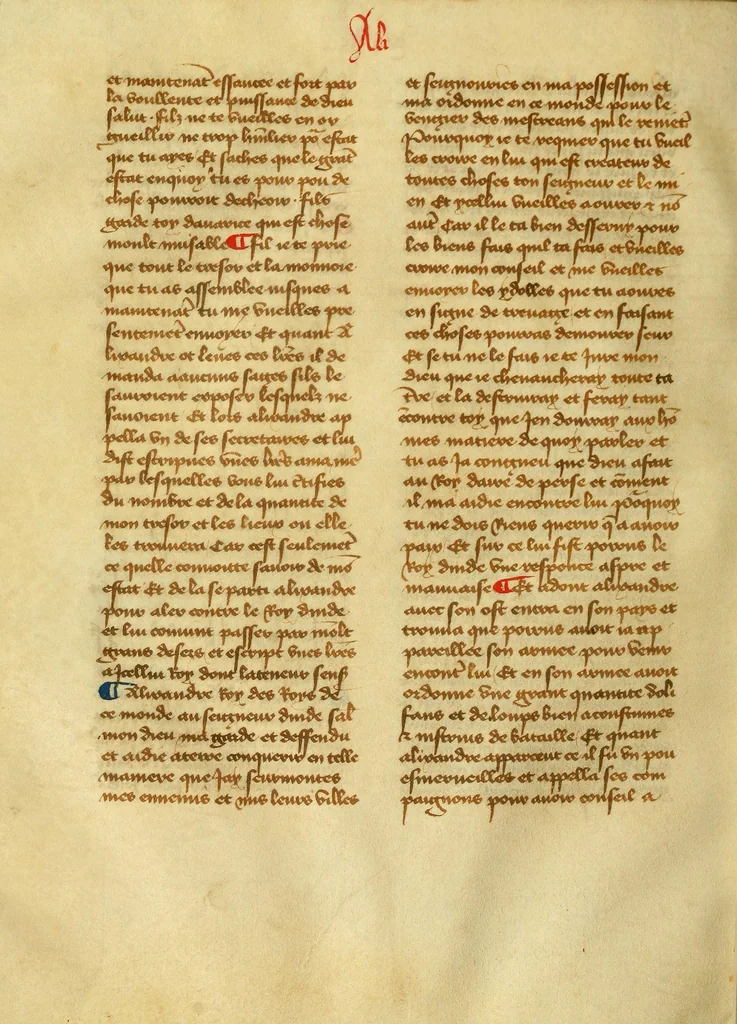 An illustration from Dits des philosophes. Le mireon aux pecheurs. Le livre Griseledis. Le mireon des pecheurs, leaf 102