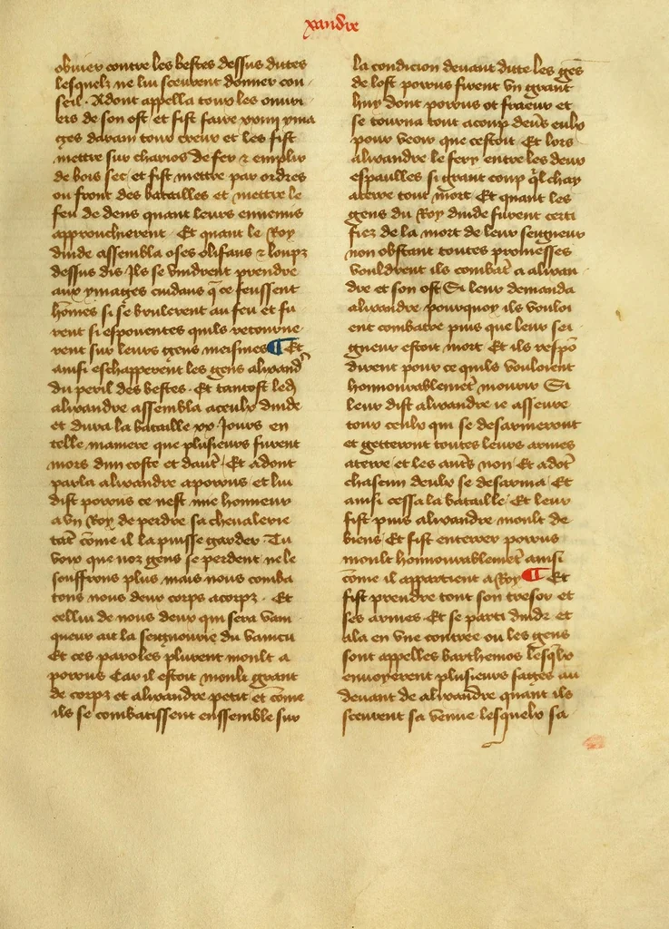 An illustration from Dits des philosophes. Le mireon aux pecheurs. Le livre Griseledis. Le mireon des pecheurs, leaf 103