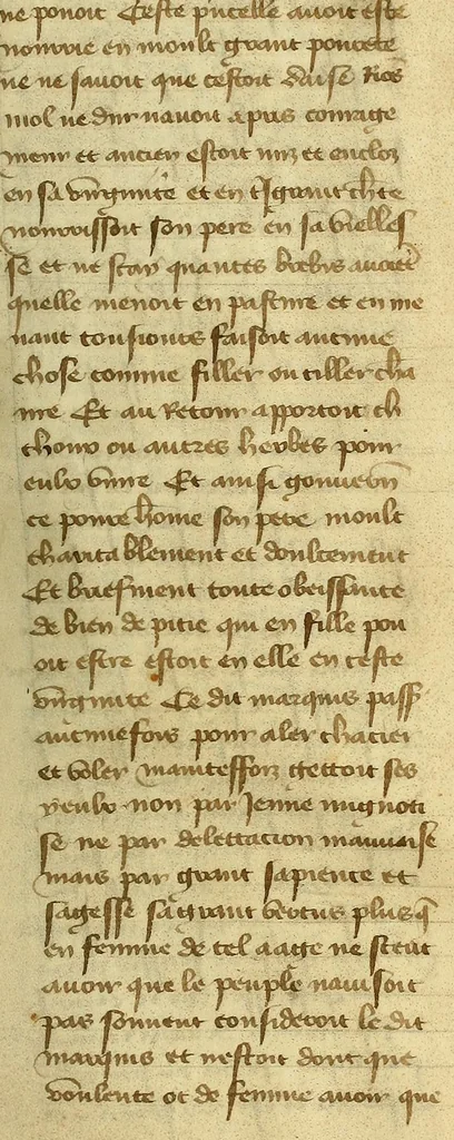 An illustration from Dits des philosophes. Le mireon aux pecheurs. Le livre Griseledis. Le mireon des pecheurs, leaf 189