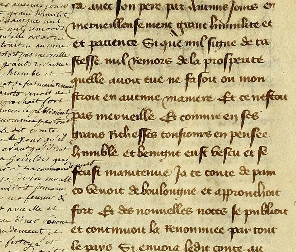 An illustration from Dits des philosophes. Le mireon aux pecheurs. Le livre Griseledis. Le mireon des pecheurs, leaf 198