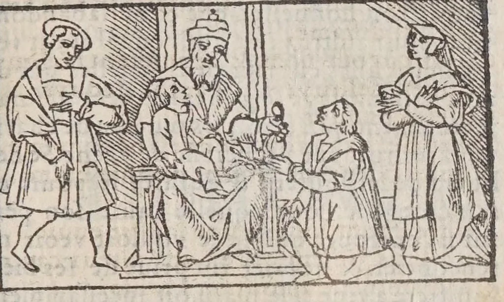 An illustration from Les diuerses fantasies des hommes et des femmes, 1538, leaf 125