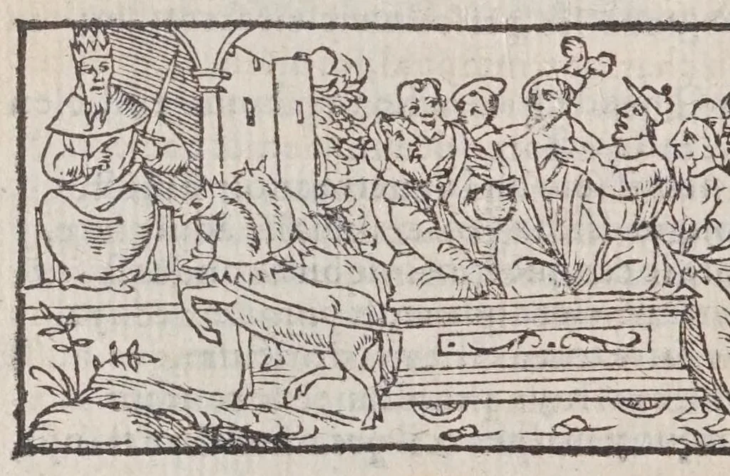 An illustration from Les diuerses fantasies des hommes et des femmes, 1538, leaf 146