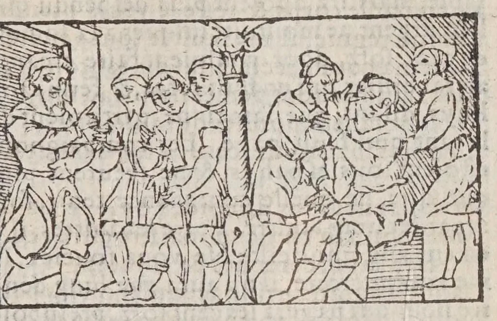 An illustration from Les diuerses fantasies des hommes et des femmes, 1538, leaf 171