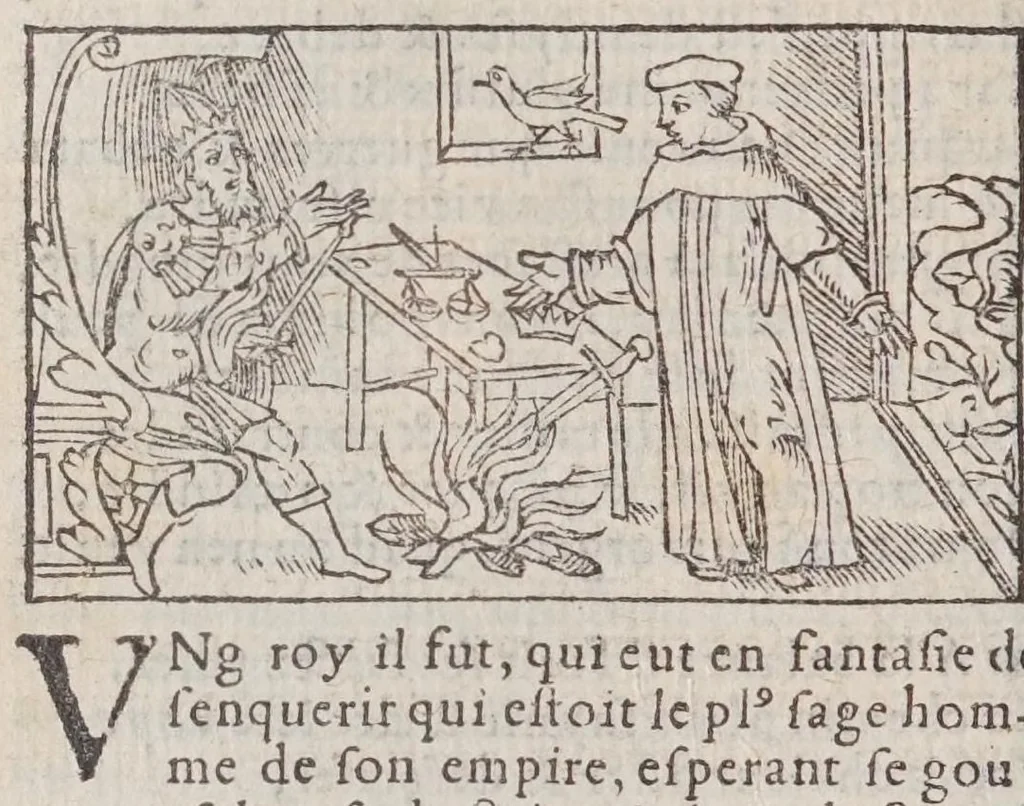An illustration from Les diuerses fantasies des hommes et des femmes, 1538, leaf 212