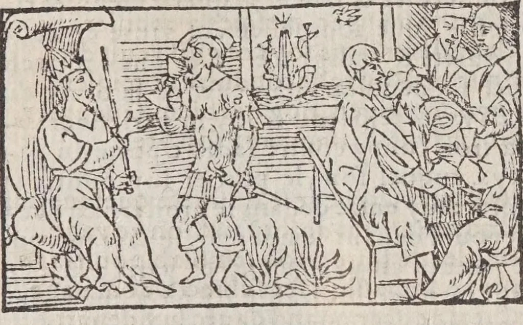 An illustration from Les diuerses fantasies des hommes et des femmes, 1538, leaf 243