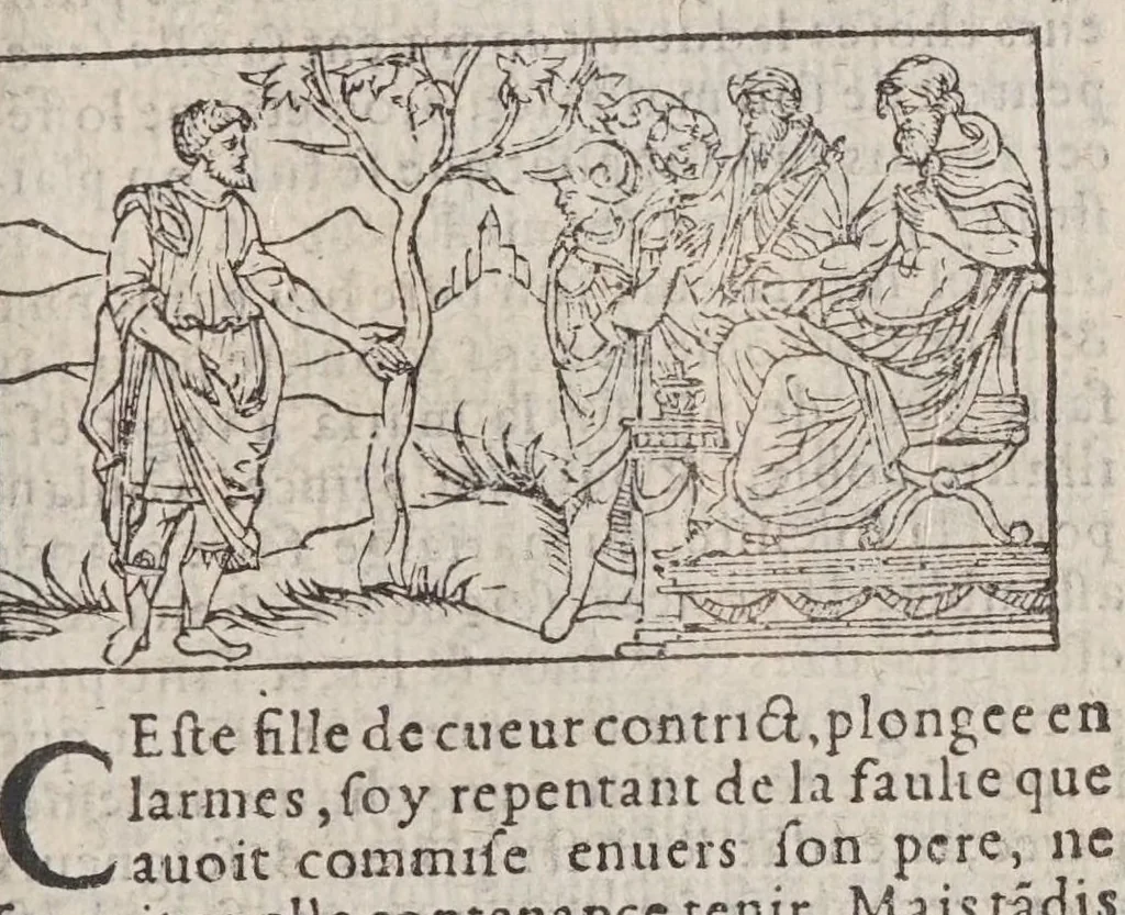 An illustration from Les diuerses fantasies des hommes et des femmes, 1538, leaf 35