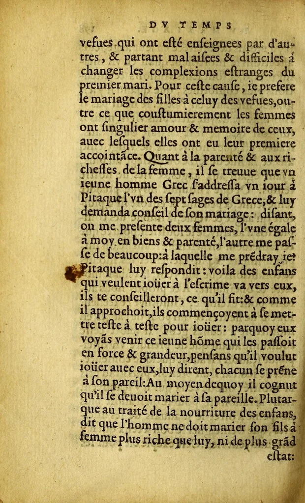 An illustration from Les diverses leçons, 1580, leaf 398