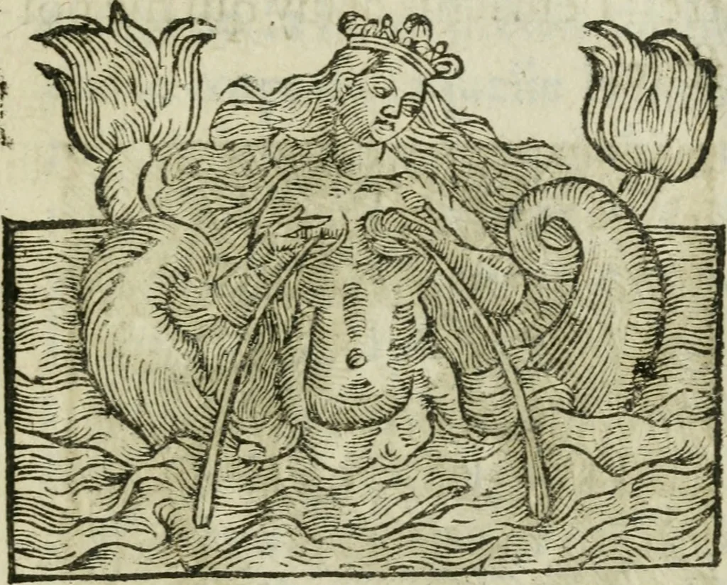 An illustration from Les dovze clefs de philosophie de frere Basile Valentin ... : traictant de la vraye medecine metalique : plus l'Azoth, ou, Le moyen de faire l'or caché des philosophes : traduction francoise, 1660, leaf 354
