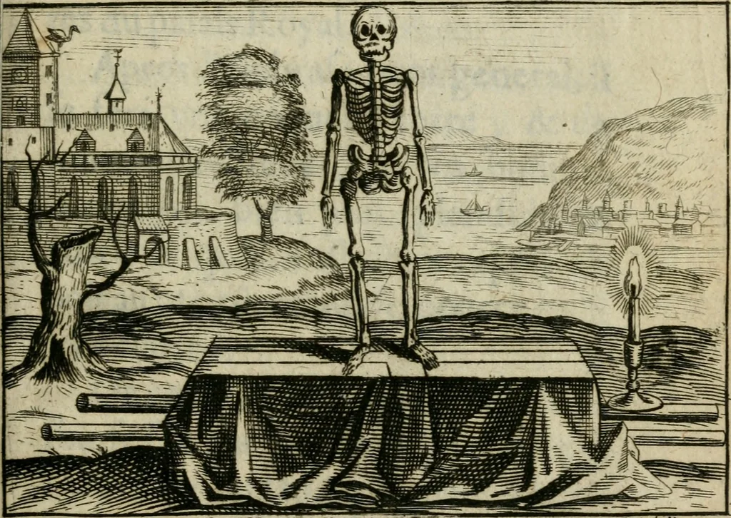 An illustration from Les dovze clefs de philosophie de frere Basile Valentin ... : traictant de la vraye medecine metalique : plus l'Azoth, ou, Le moyen de faire l'or caché des philosophes : traduction francoise, 1660, leaf 80