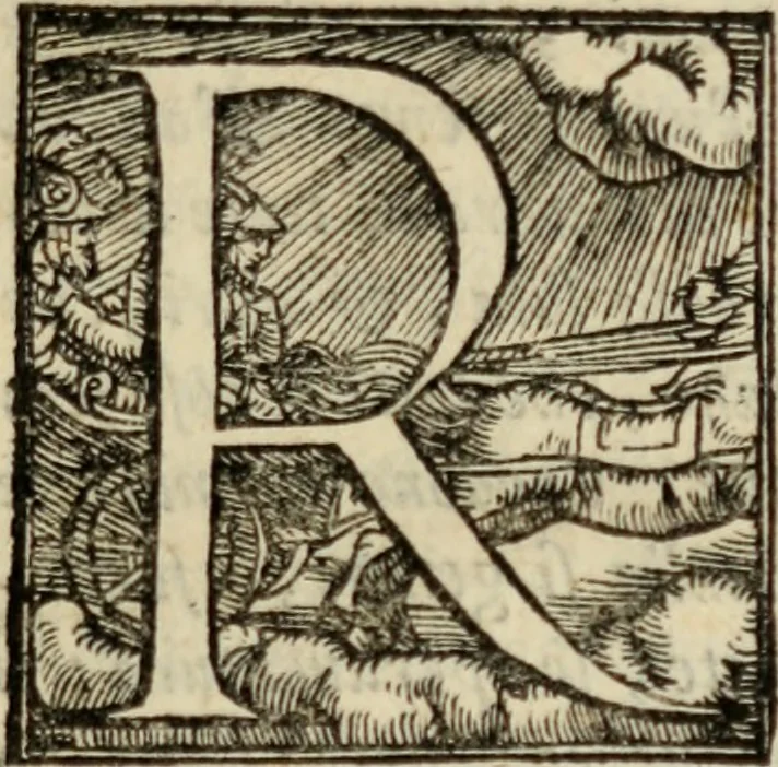 An illustration from Le sei giornate di M. Sebastiano Erizzo, 1567, leaf 20