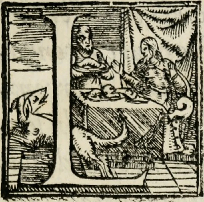 An illustration from Le sei giornate di M. Sebastiano Erizzo, 1567, leaf 6