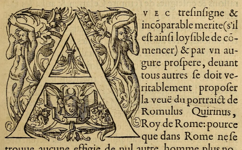 An illustration from Les eloges et vies briefuement descrites sous les images des plus illustres & principaux hommes de guerre, antiques & modernes:, 1559, leaf 23