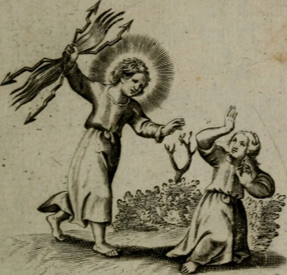 An illustration from Les emblemes d'amour diuin et humain ensemble : expliquez par des vers françois, 1640, leaf 102